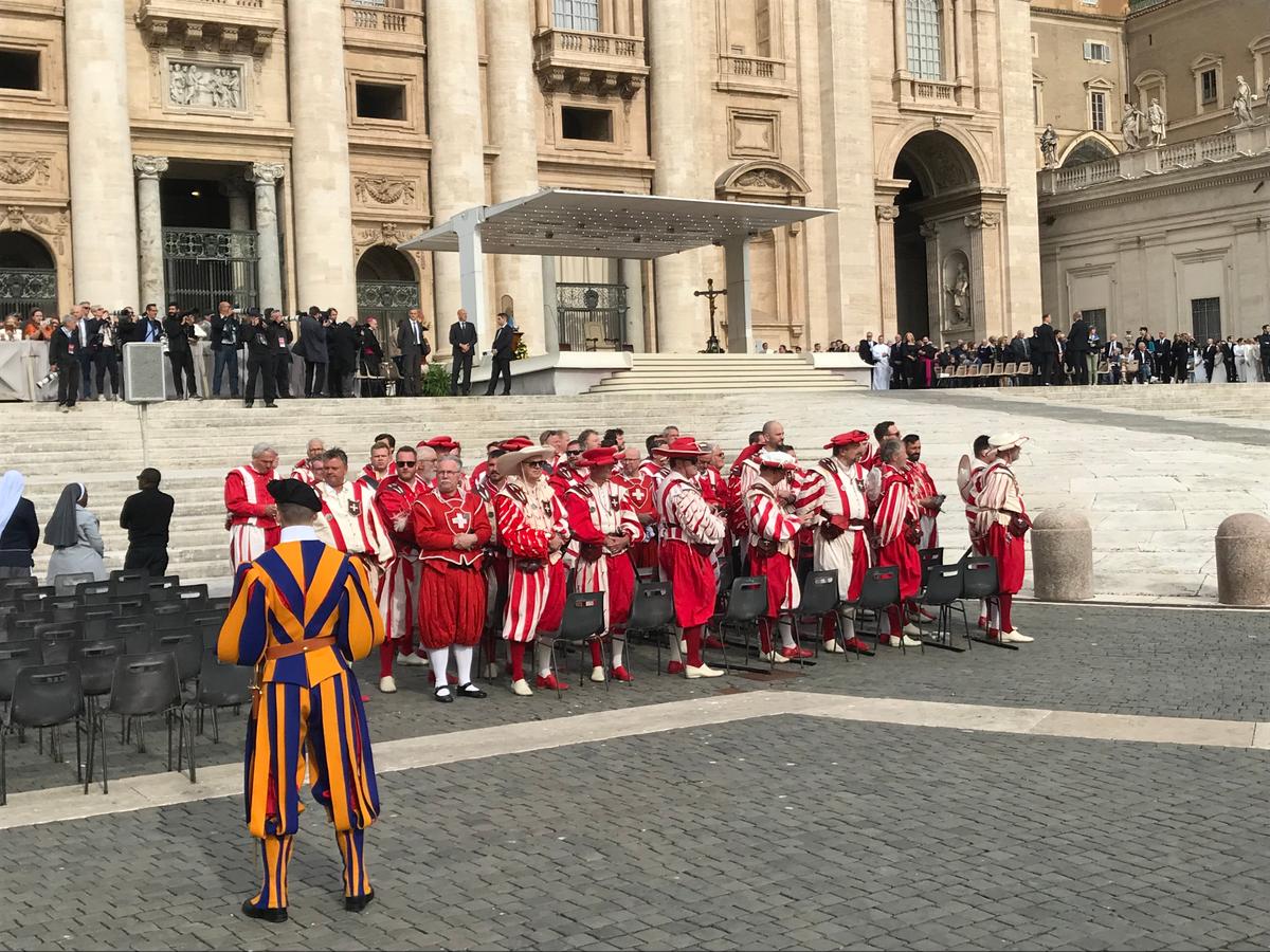 The Cent-Suisses in St. Peter's Square