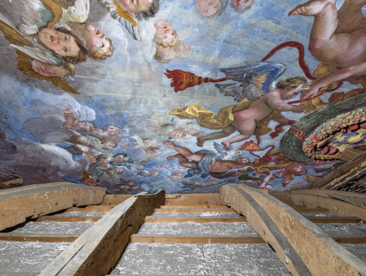 New Frescoes discovered at Villa Farnesina