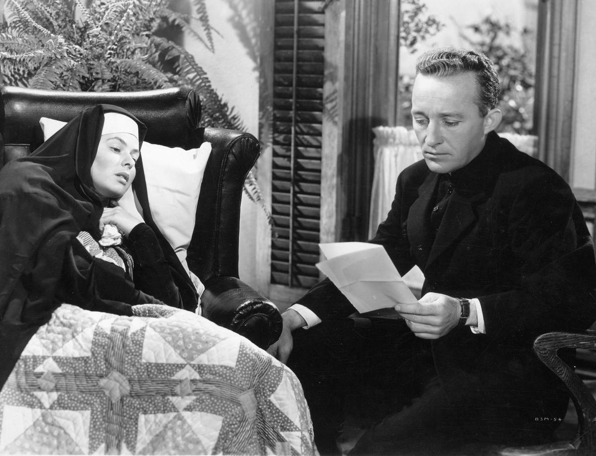 Ingrid Bergman and Bing Crosby in "The Bells of St. Mary's"