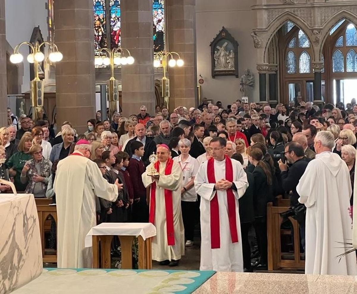 Blessed Carlo Acutis relic in Ireland