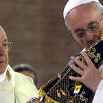 A oração que o saudoso Papa Francisco fez diante da imagem de Nossa Senhora Aparecida