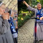 Siostra Józefa skradła serca kibiców Lecha Poznań. Podczas meczu poszła z przełożoną do Kotła…