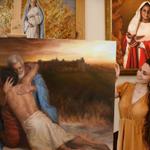 Arte sagrado, alimentado por chispas de chocolate y oración