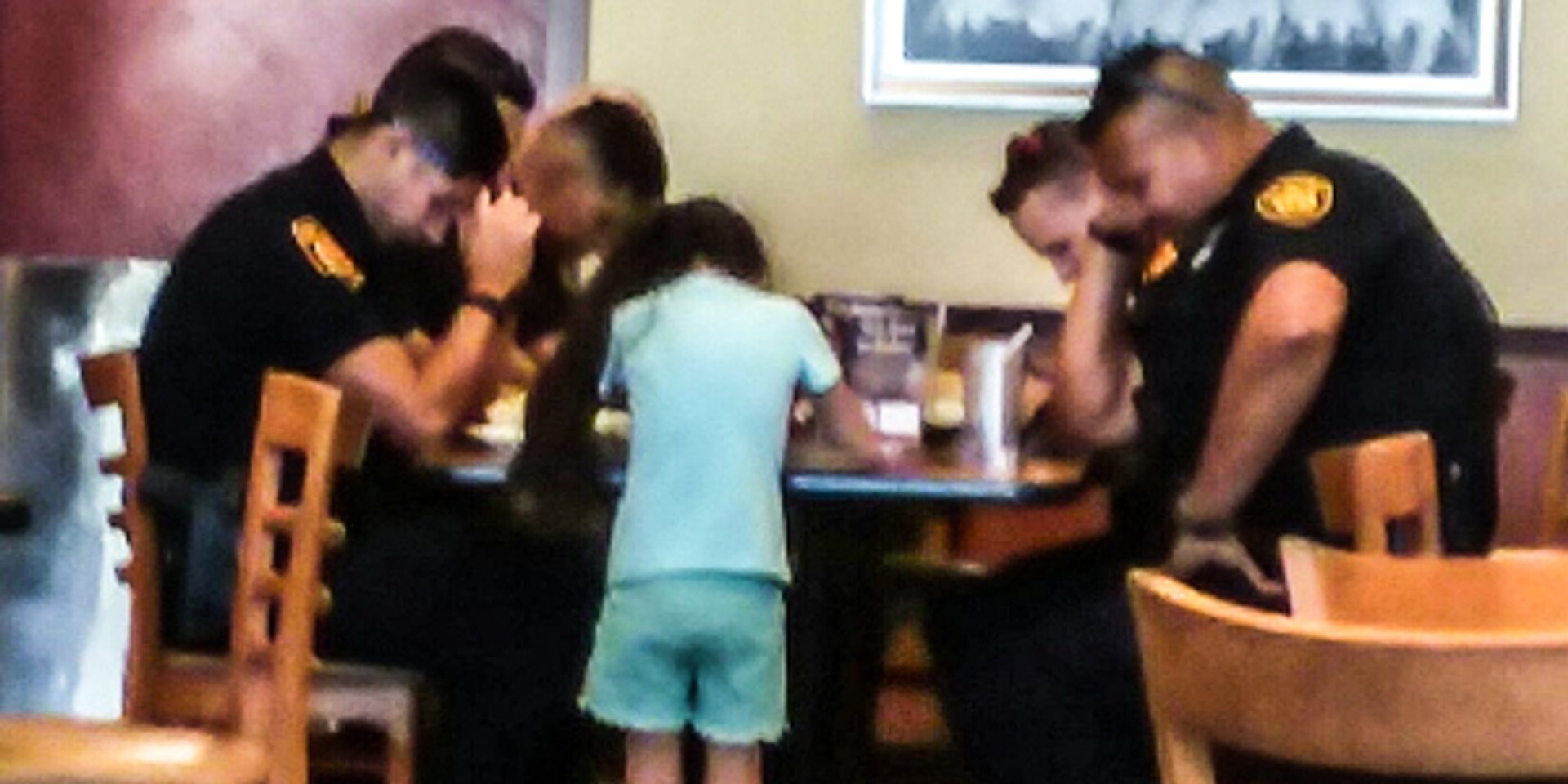 YOUNG GIRL,PRAYS,COPS