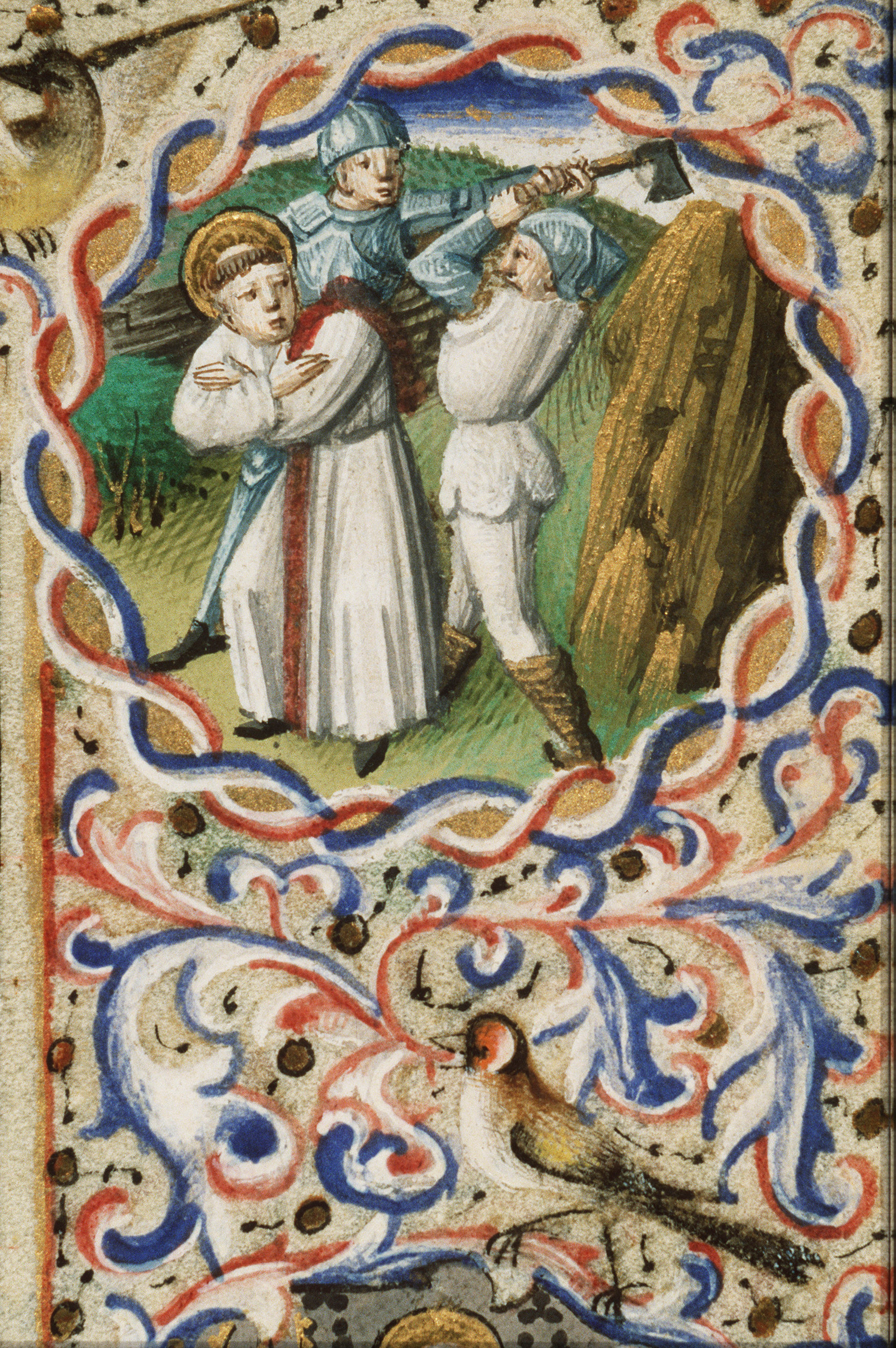 SAINT MARTIN ATTAQUÉ PAR DES BRIGANDS