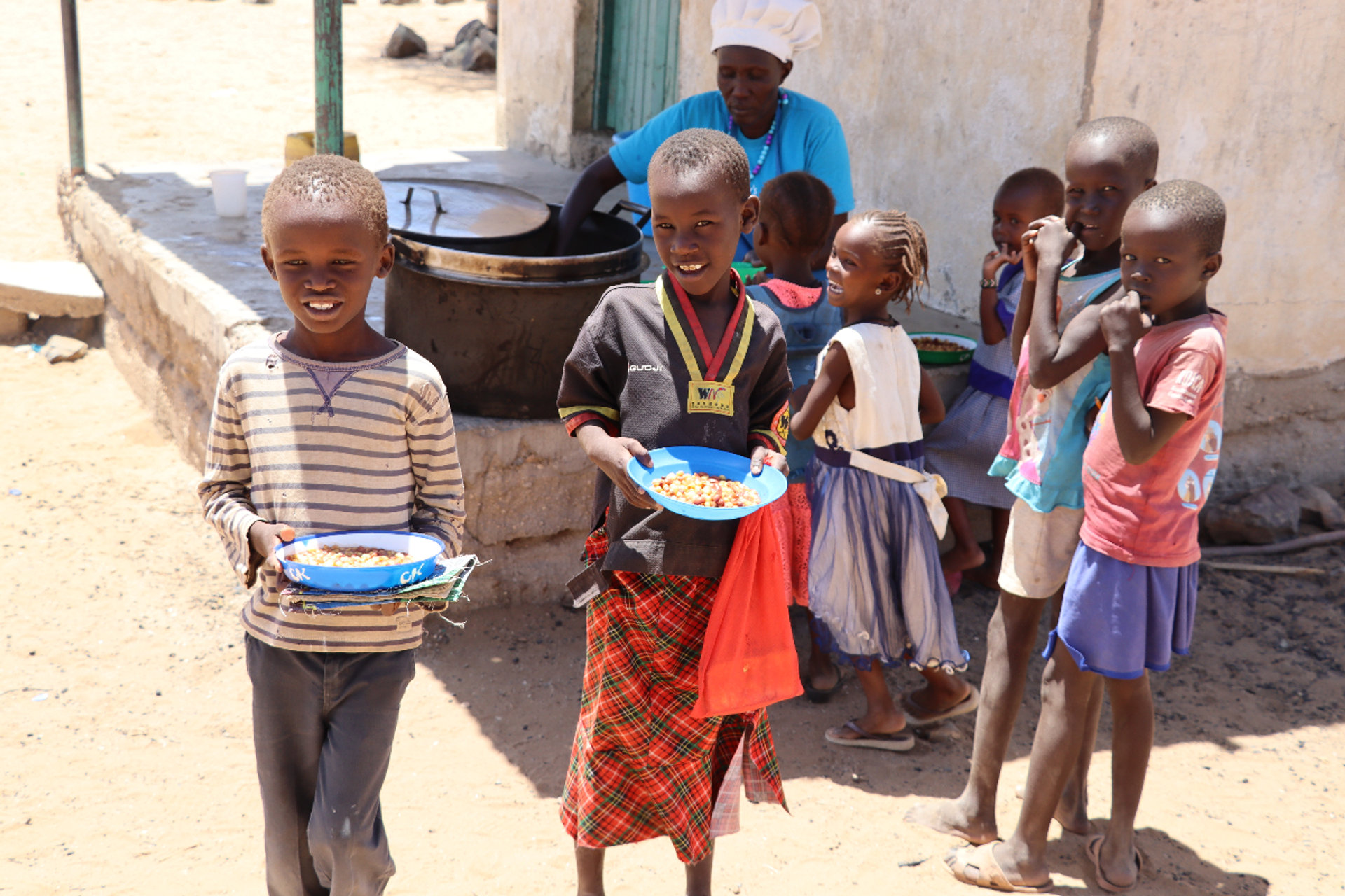 Africa, children, meal