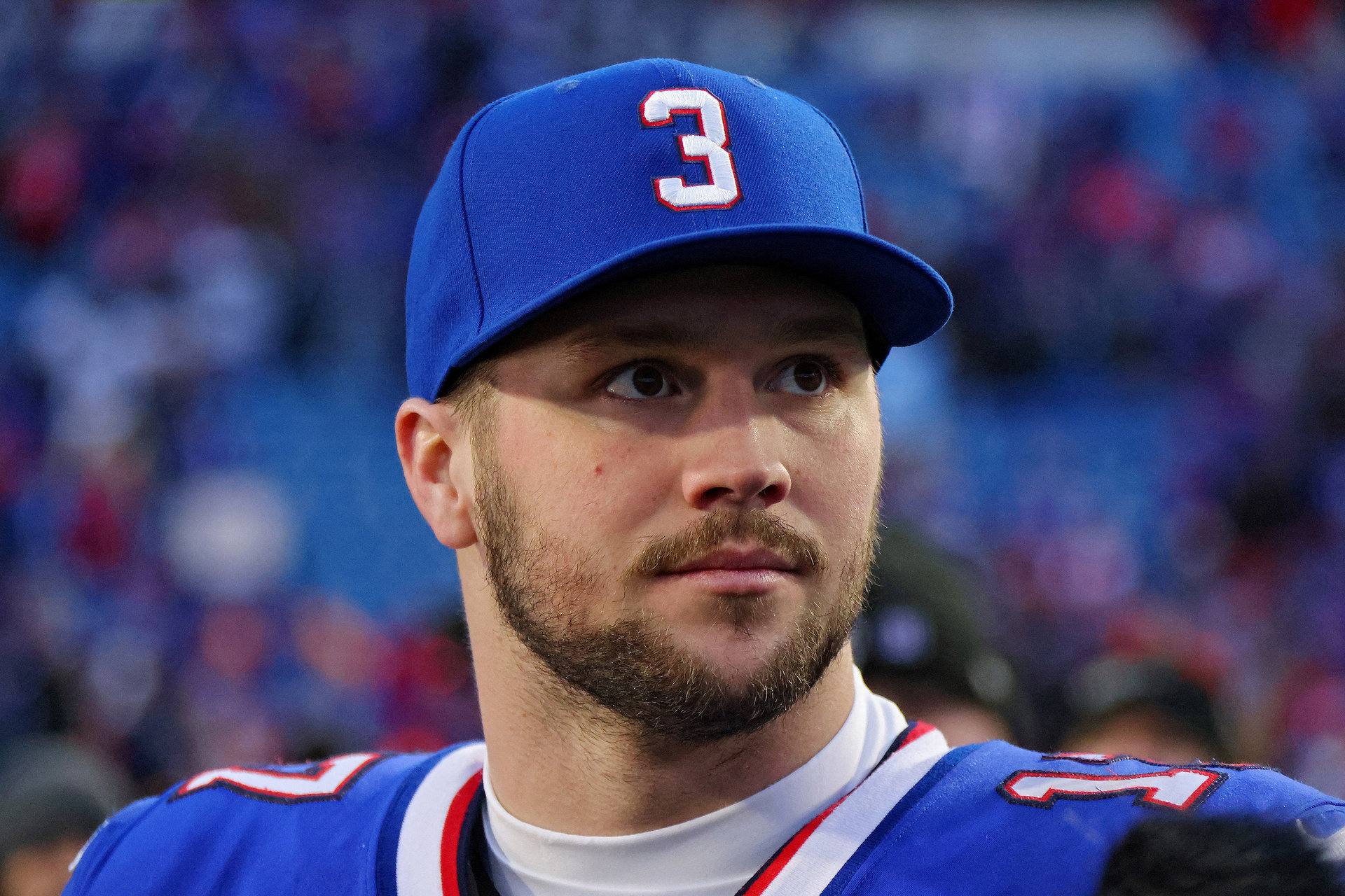 Josh Allen #17 of the Buffalo Bills