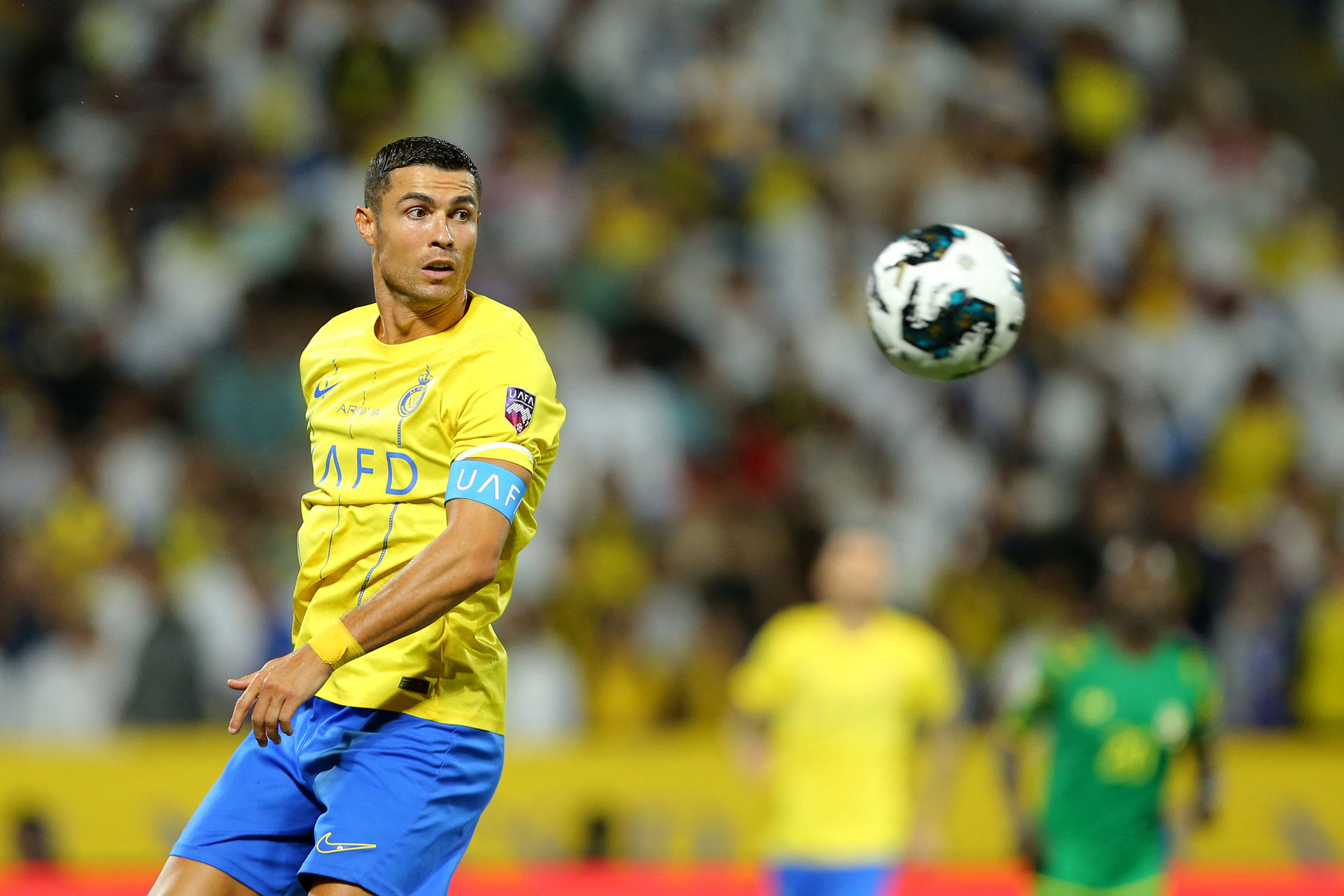 Cristiano Ronaldo podczas meczu w barwach Al-Nassr