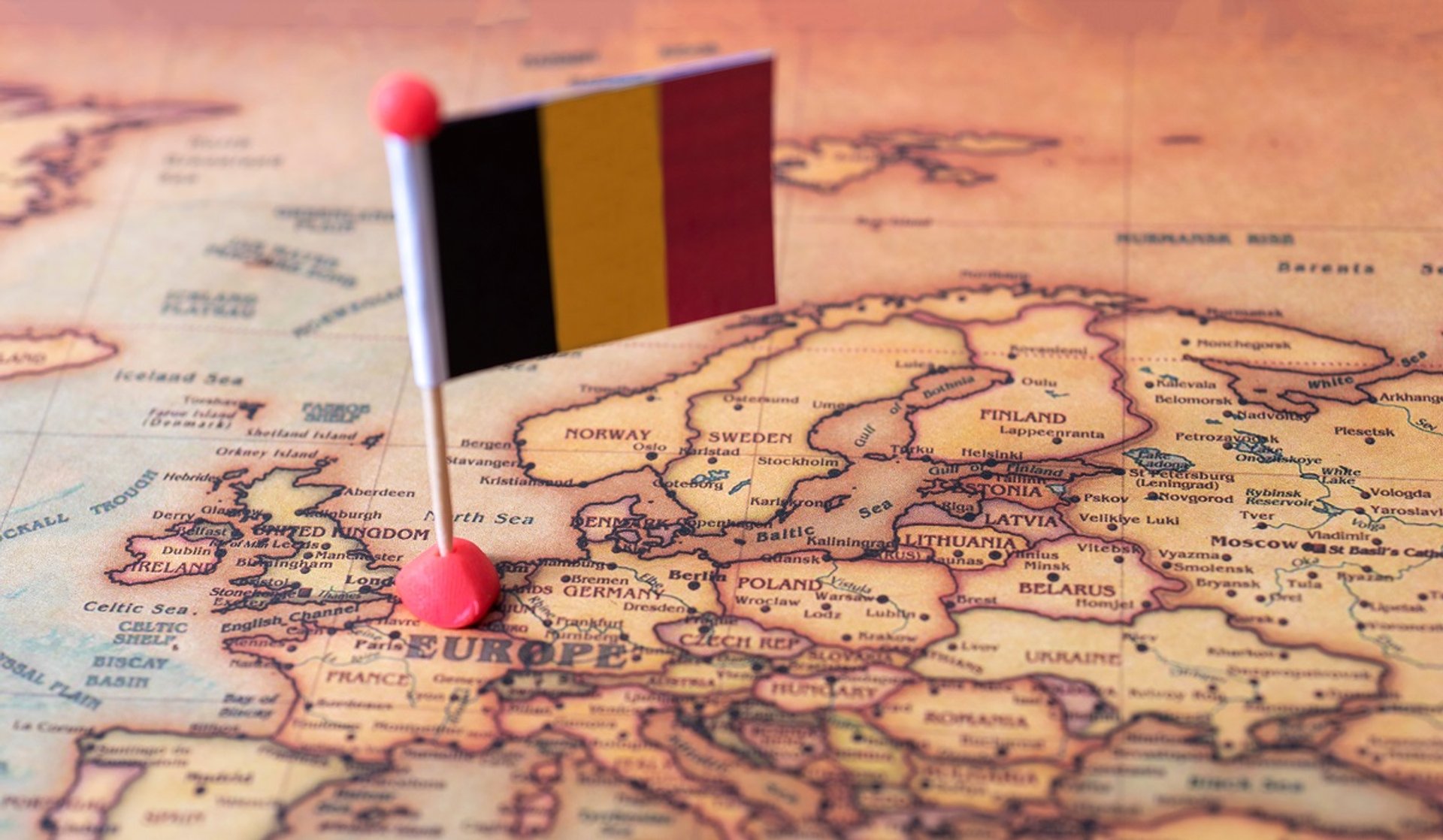 Belgium map