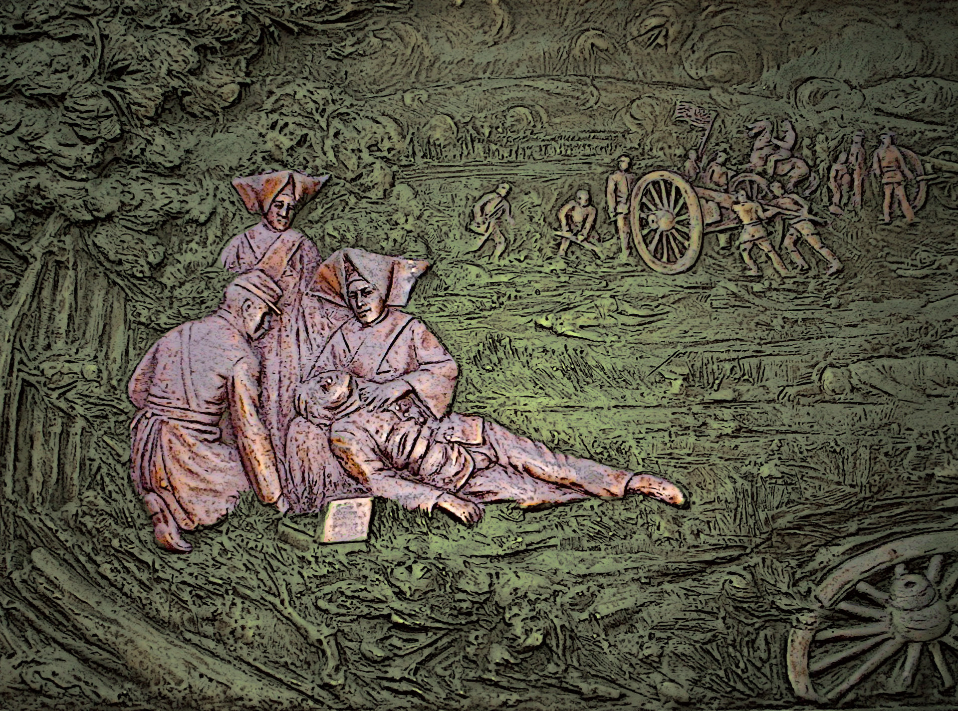 Daughters of Charity plaque at St. Francis Xavier Church Gettysburg