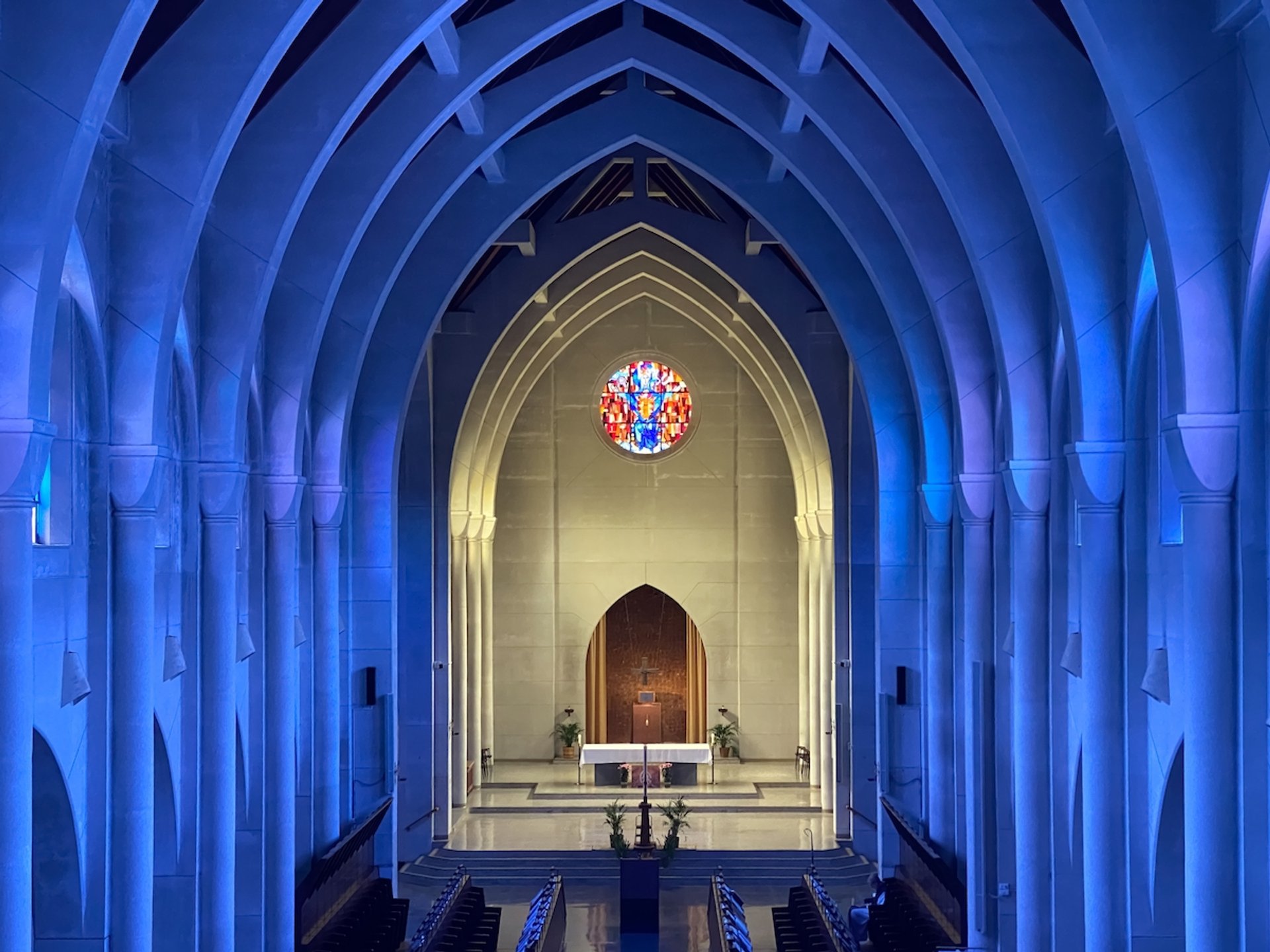 Trappist church at Monastery in Georgia, USA