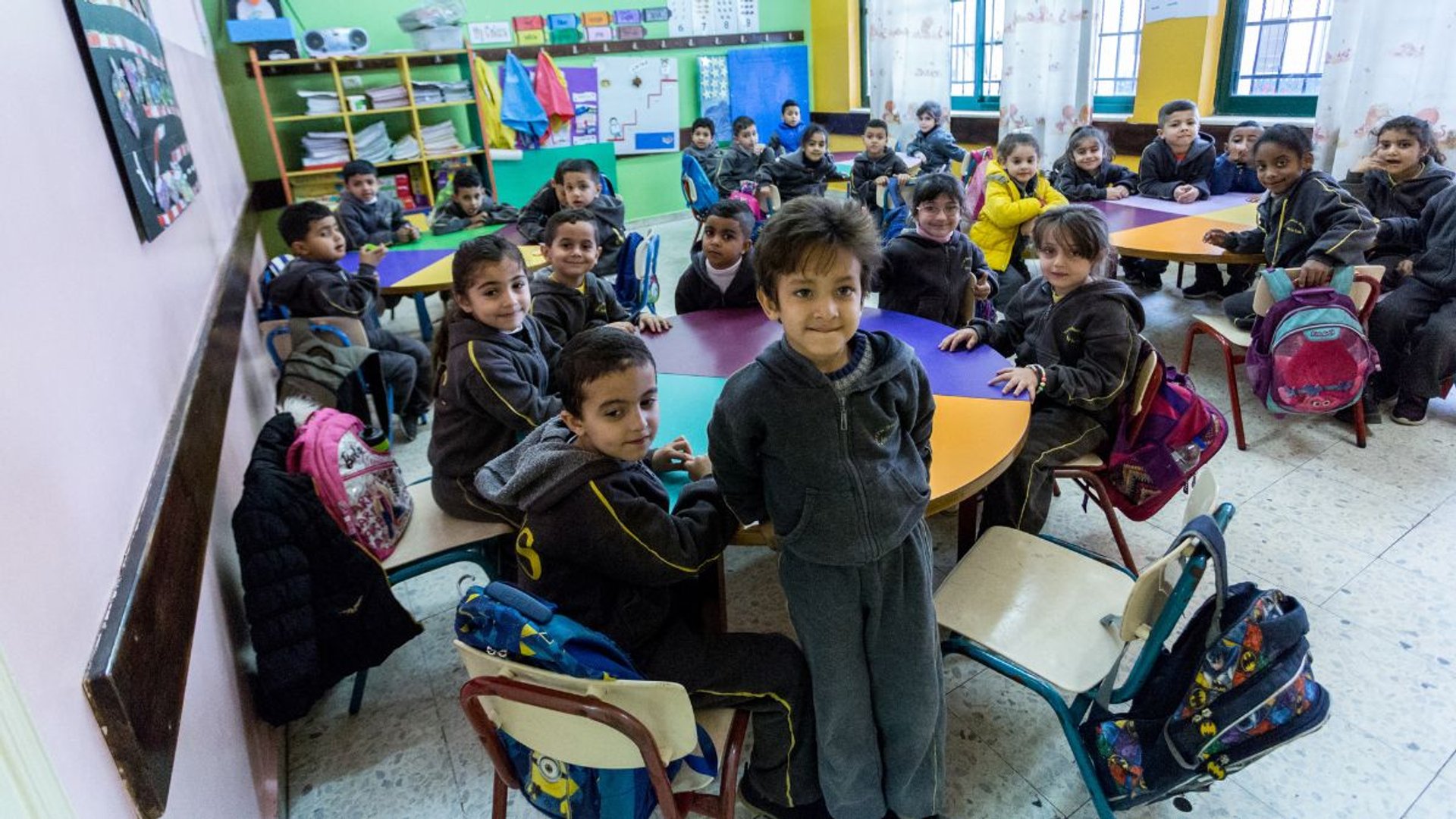 ecole-catholique-hericho-palestine-terre-sainte-afp