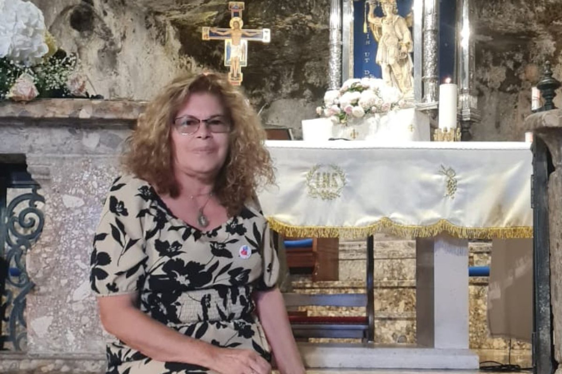 Blanca, mère espagnole dont le petit-fils de trois ans est atteint d'une leucémie, espère participer à la veillée du Pape à Barcelone le 9 juin prochain.
