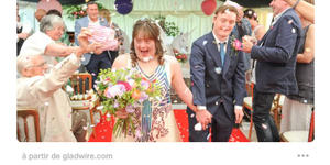 Le mariage féerique d’un couple atteint du syndrome de Down