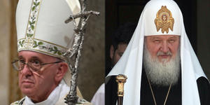 Pope speaks with Russian Orthodox Patriarch Kirill