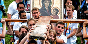 Joyfully carrying the cross