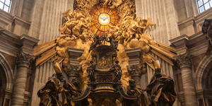 You know the baldachin, but do you know St. Peter’s Chair?
