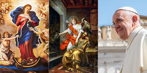 Pope Francis’ devotion to St. Joseph Sleeping and Mary Untier of Knots