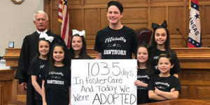 7 Siblings adopted out of foster care want to share their story (VIDEO)