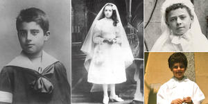 The amazing First Communion photos of 12 saints