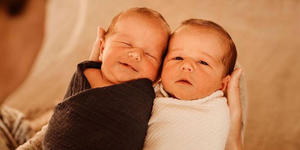 Olympic star delivers his twins when midwife doesn’t turn up for the birth