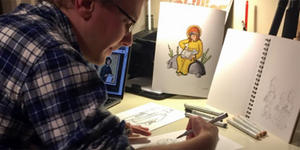 Catholic artist used quarantine time to illustrate the saints for kids