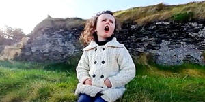 Watch this exquisite video of a 4-year-old singing “Danny Boy”