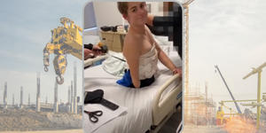Amputee from the waist down is thankful every day to be alive