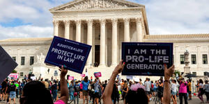 Supreme Court weighs overturning Roe v Wade