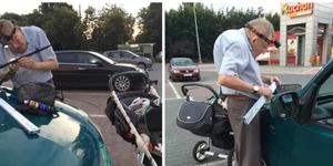 Pan Andrzej zarabia na życie, wymieniając wycieraczki. Fantastyczna mobilizacja internautów!