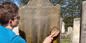 The woman who’s gone viral by cleaning gravestones and sharing stories of the dead