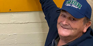 Notre Dame’s Assistant Athletics Director treats her dad in the best way
