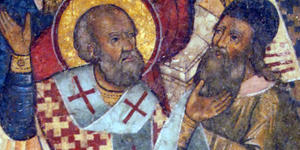 Did St. Nicholas punch Arius at the Council of Nicaea?