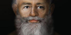 Is this the face of Santa Claus?