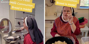 TikTok video reveals fascinating way Communion bread is made