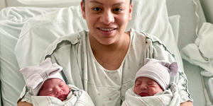 Meet these New Year’s twins whose birth was one in two million