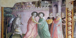Santa Ana, São Joaquim e a Porta Dourada de Jerusalém