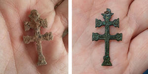 Experts puzzled by rare Spanish cross found on site of English Maryland colony