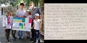 El mensaje anónimo con donativo para el párroco