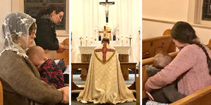 The New York mothers who drive for hours to pray for more priests