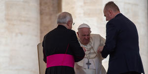 Knee injury forces Pope to postpone Africa trip planned for July 2-7