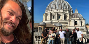 Jason Momoa (‘Fast & Furious 10’) la lía en el Vaticano