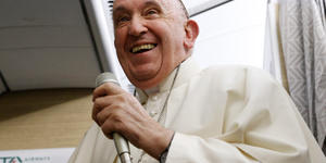 Pope calls on Jesuit principle to answer repeated retirement questions