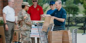 Knights of Columbus Council commit to “Leave No Military Family Behind”