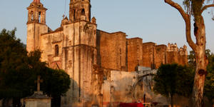Indigenous paintings found in a 16th-century Mexican convent