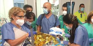 Sanitarios españoles recorrieron 800 Km para salvar a un niño de 2 años