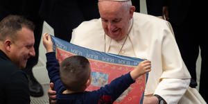 Pope: Look for a smile, a wrinkle, a tear, and recognize you are loved!