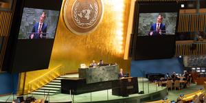 Head of worldwide Catholic charity attends UN General Assembly