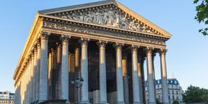 La Madeleine, sacristie éphémère de la messe du Pape