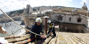 Le Vatican dispose aussi de son propre corps de pompiers